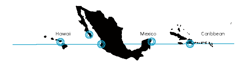 Latitude 21 Resorts map